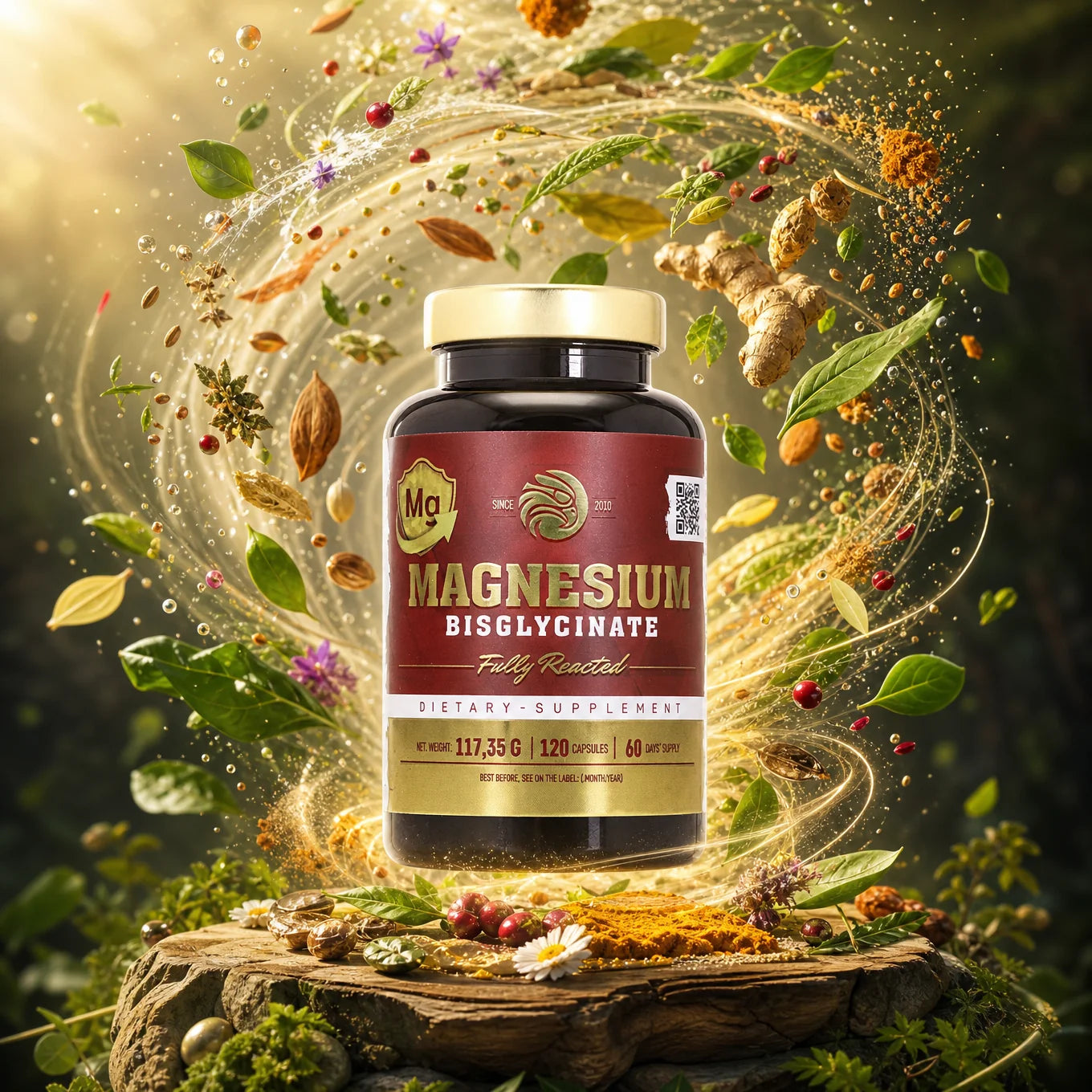 Mannavita MAGNESIUM Bisglycinate fully reacted • 120 pcs
