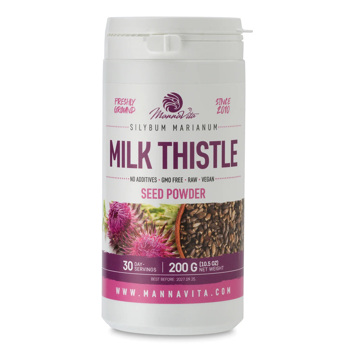 Mannavita Milk Thistle seed powder • 200 g
