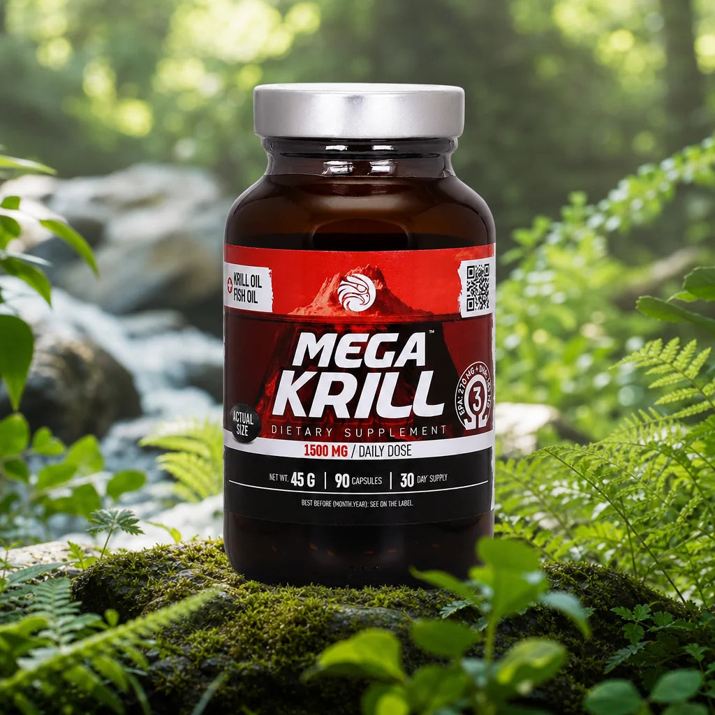 MegaKRILL 1500 mg krillolja + fiskolja • 90 kapslar