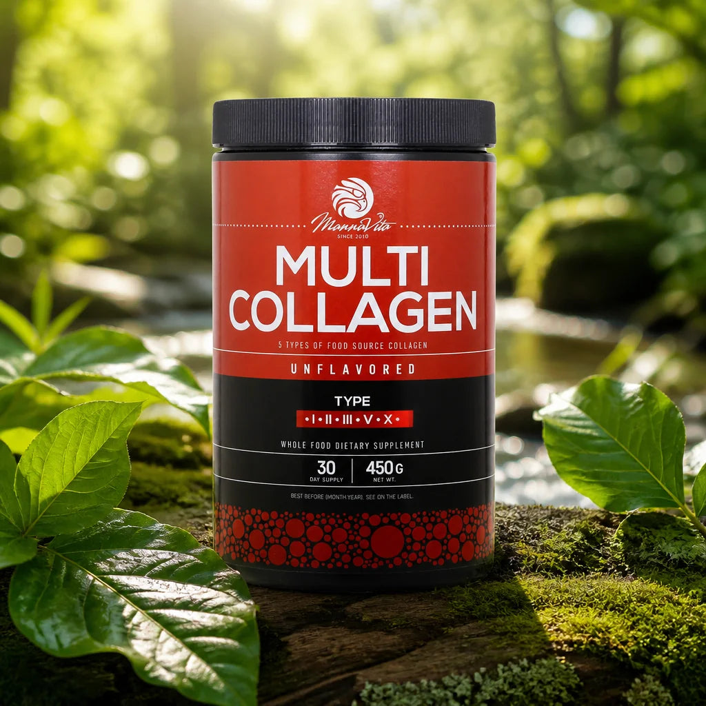 Mannavita Multi collagen powder • Unflavored • 450g
