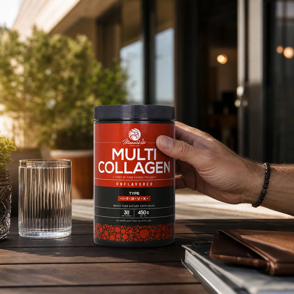 Mannavita Multi collagen powder • Unflavored • 450g