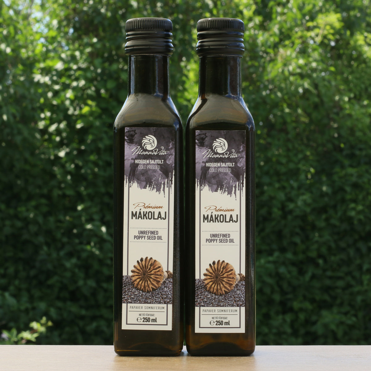 Ulei de semințe de mac presat la rece maghiar Mannavita • 250 ml