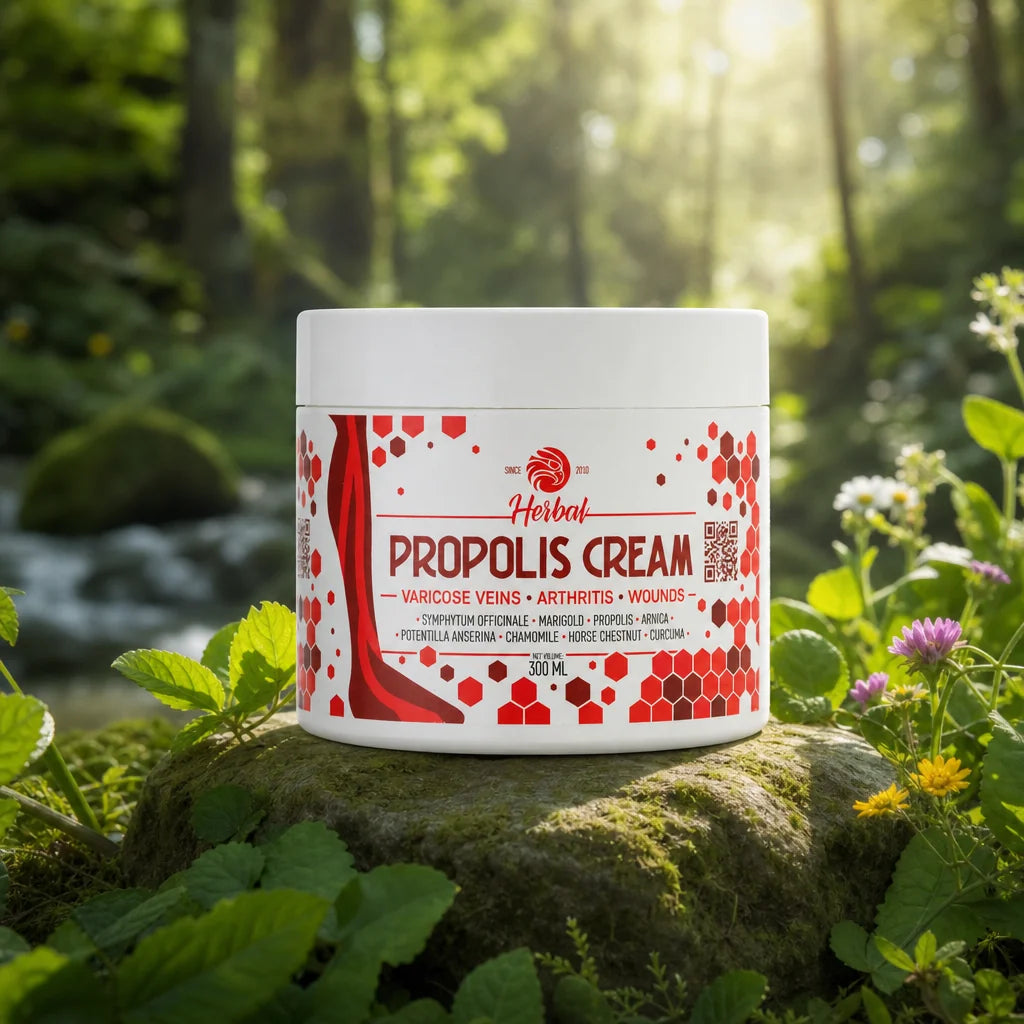Mannavita Propolis Cream with Herbs • 300 ml