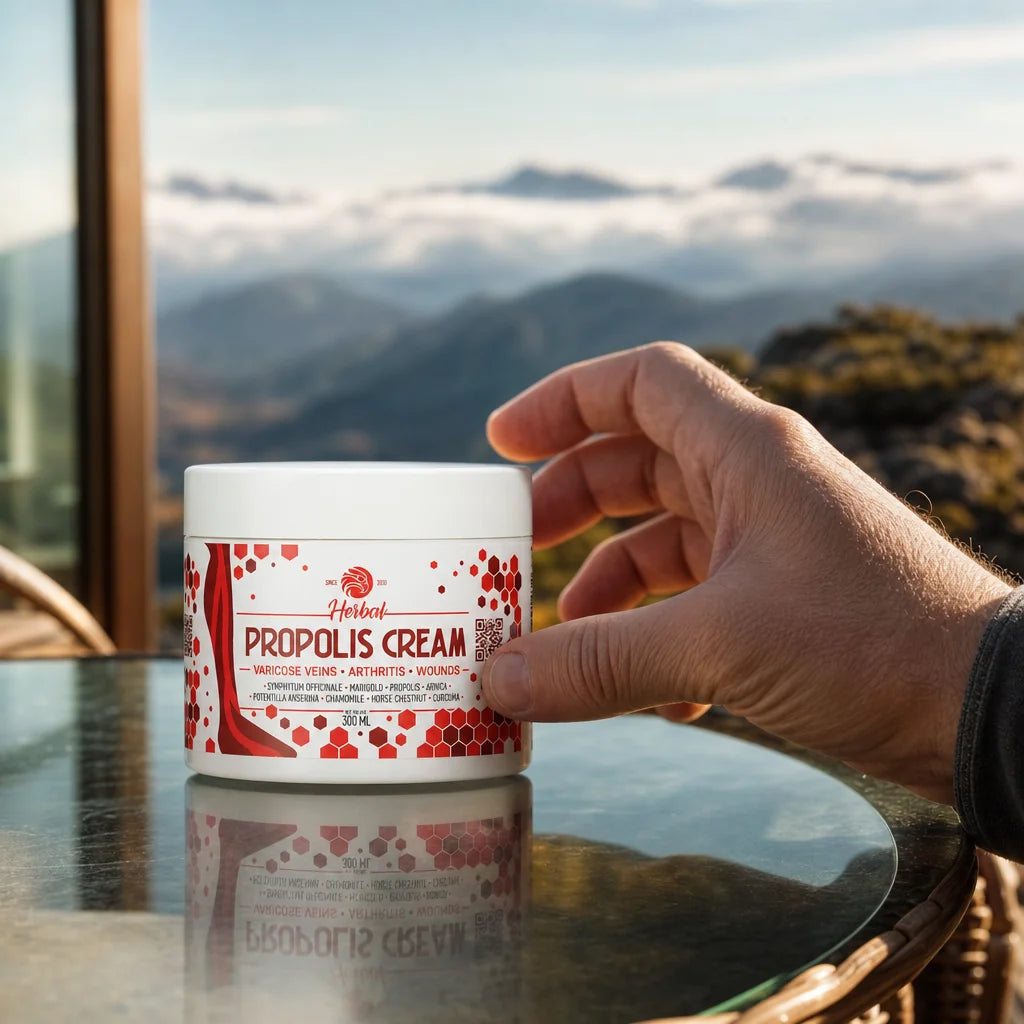 Mannavita Propolis Cream with Herbs • 300 ml