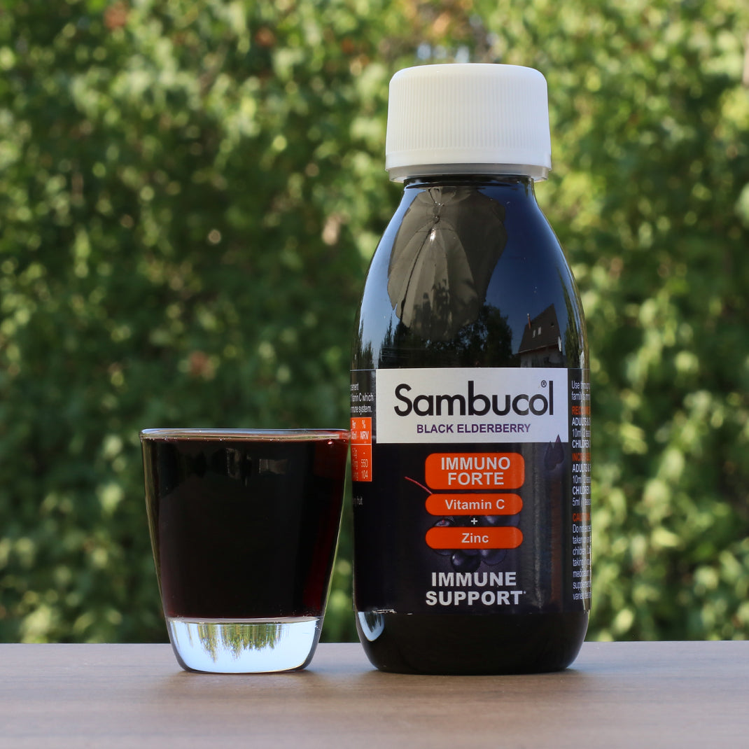 Sambucol black elderberry syrup, Immuno Forte • 120 ml