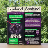 Sambucol zwarte vlierbessensiroop, suikervrij • 120 ml