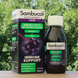 Sambucol zwarte vlierbessensiroop, suikervrij • 120 ml