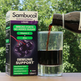 Sambucol zwarte vlierbessensiroop, suikervrij • 120 ml