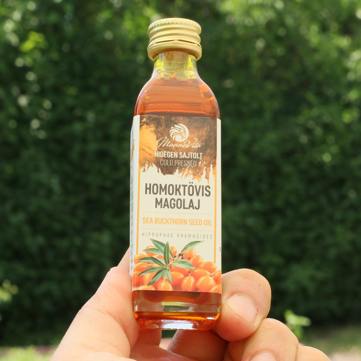 Mannavita Ungarisches kaltgepresstes Sanddornkernöl • 40 ml