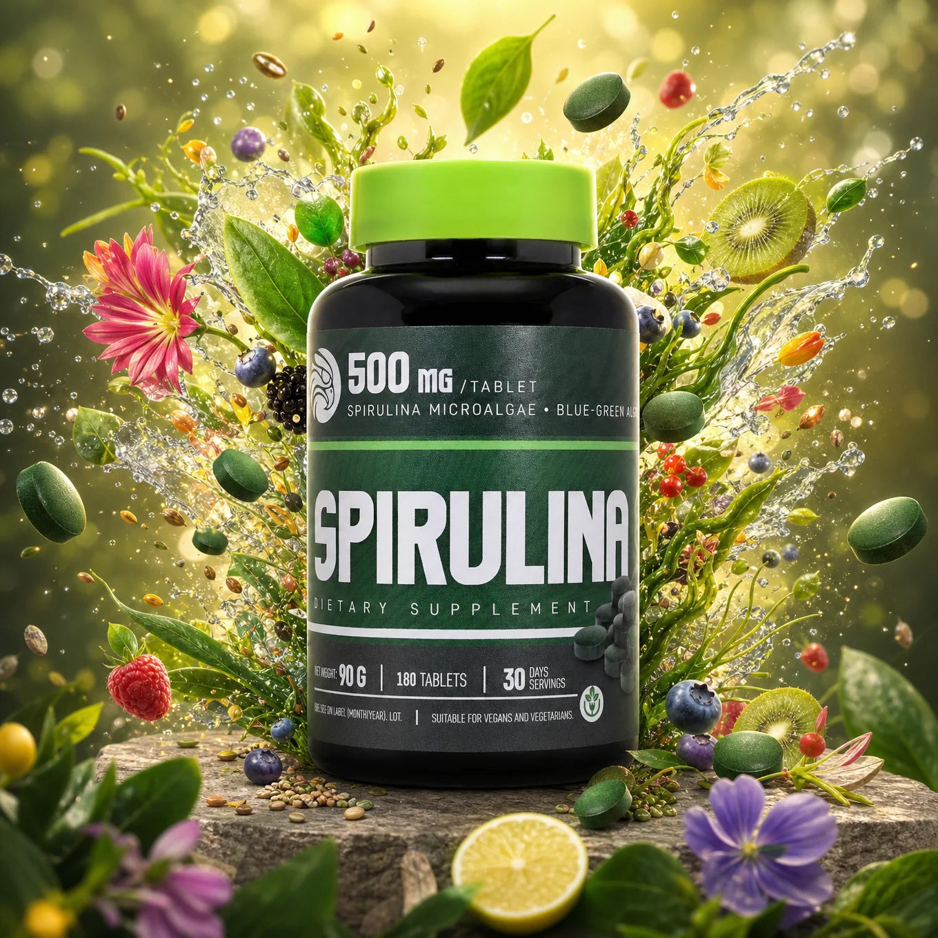 Mannavita Spirulina 500 mg Tabletten • 180 Stk.