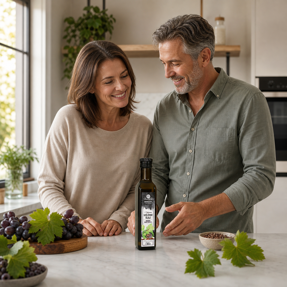 Mannavita Hungarian cold-pressed Grapeseed oil • 250 ml