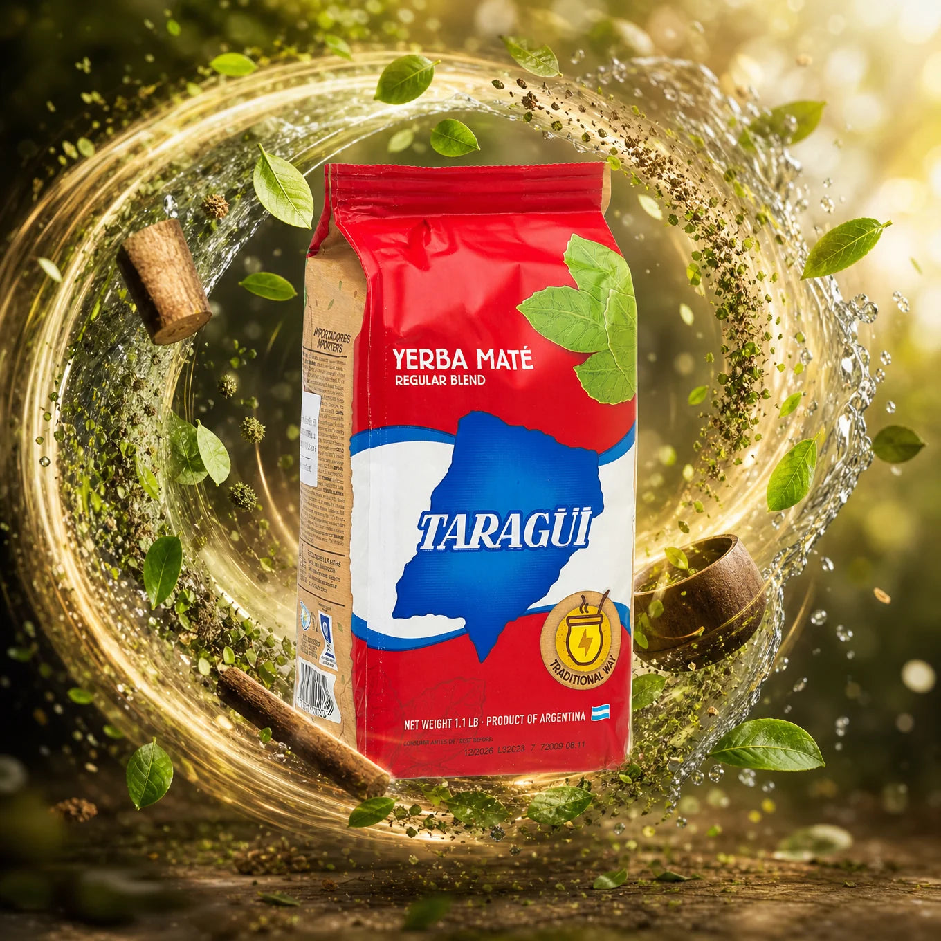 Yerba mate Taragüi • Con palo • 500 g