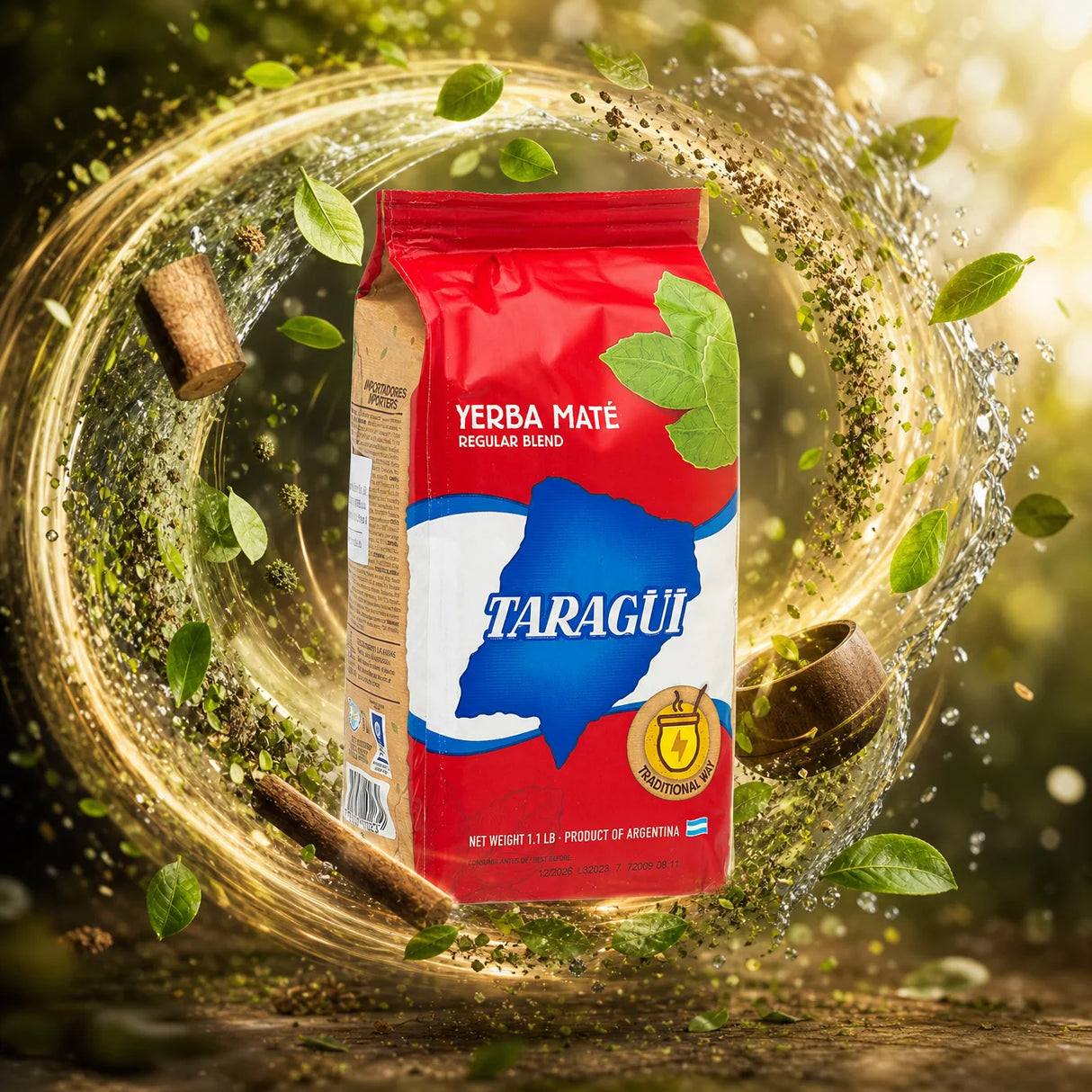 Yerba mate Taragüi • Con palo • 500 g